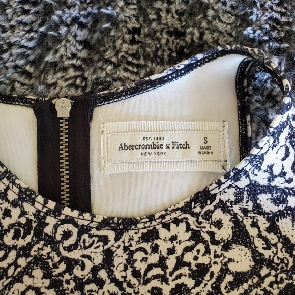 Abercrombie & Fitch dress☆ black & cream S - Picture 3 of 4